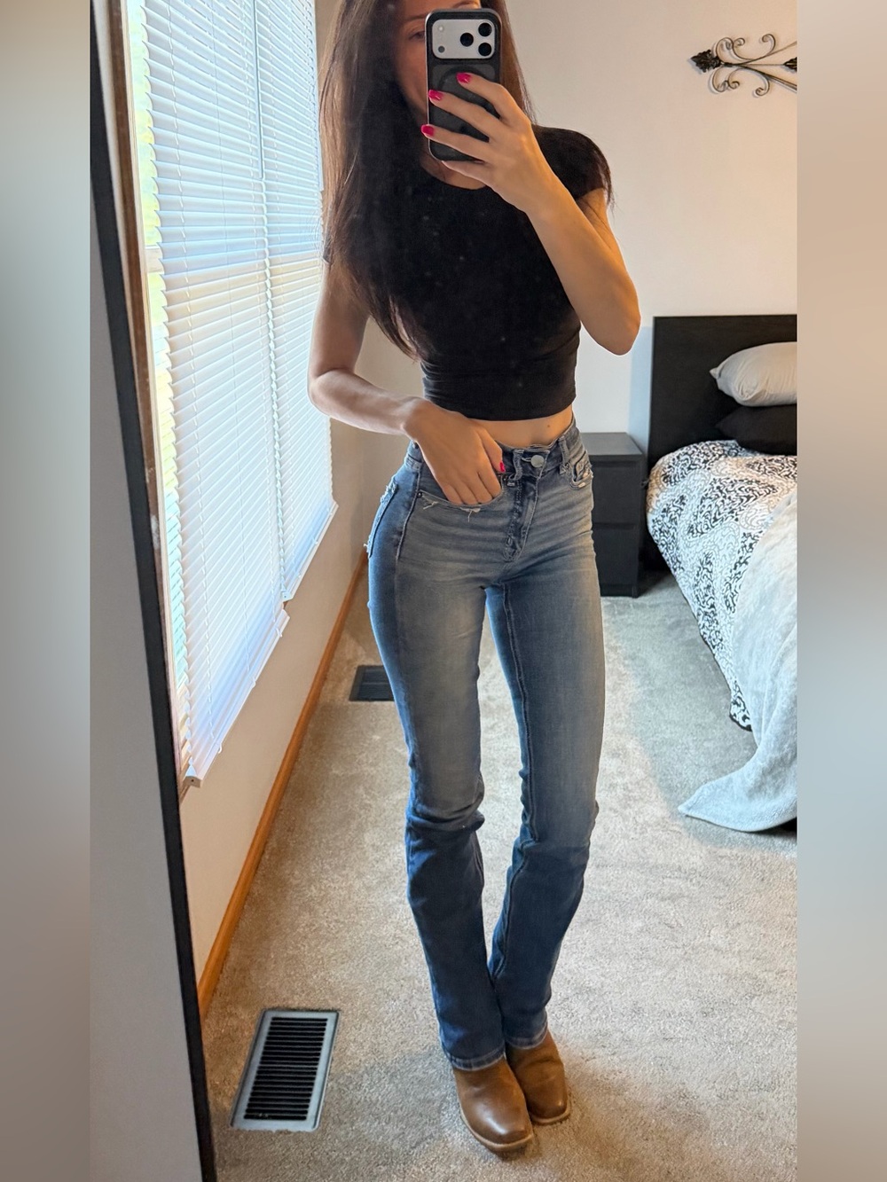 BKE Billie bootcut stretch jean 24x35
